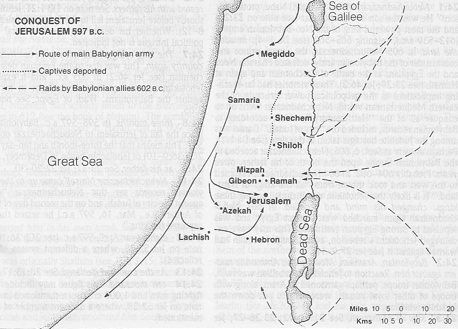 Nebuchadnezzar 597 BC Conquest of Jerusalem