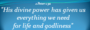 2 Peter 1:3a