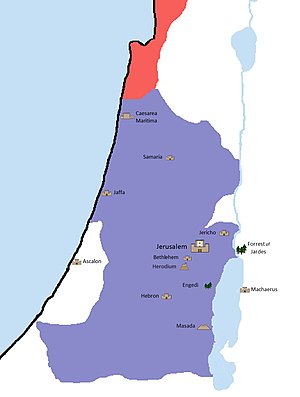 Herod Archelaus reign map