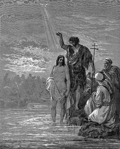 John Baptises Jesus