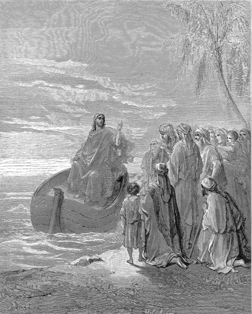 Jesus Preaching from a Boat