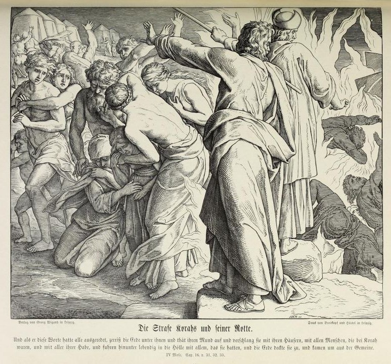 The Lord Judged Israel at Mount Sinia