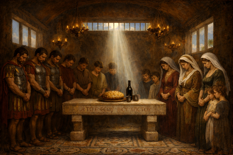 The Megiddo Mosaic Congregation Communion Representation