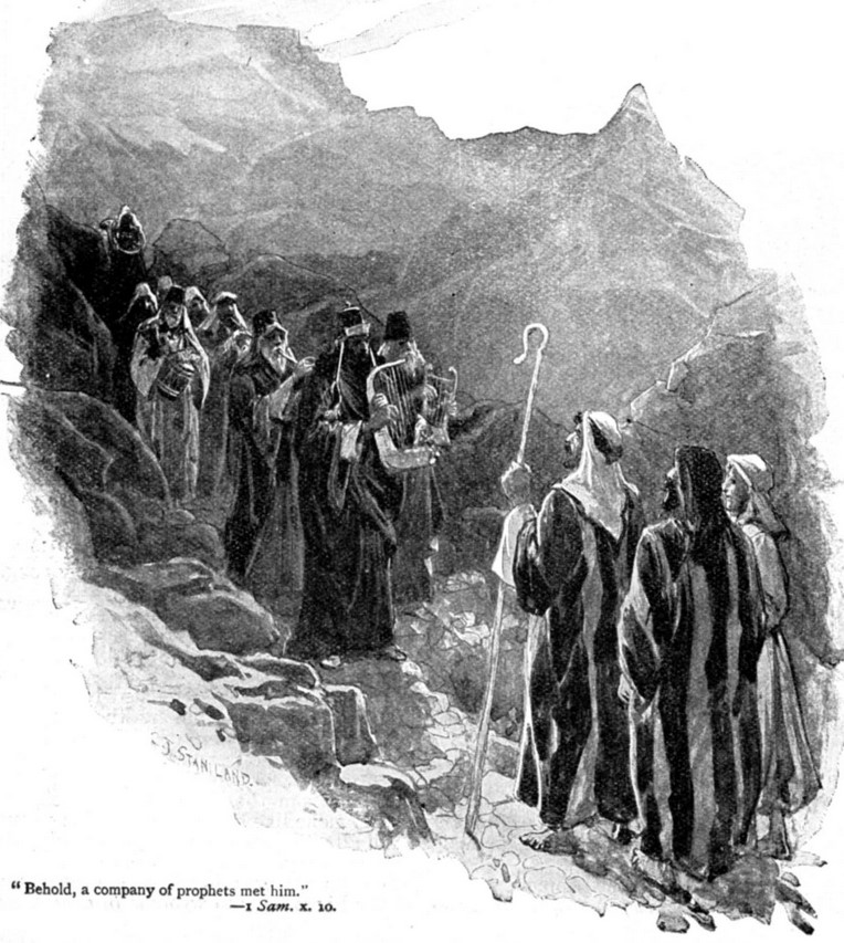 Saul Meets Company of Prophets