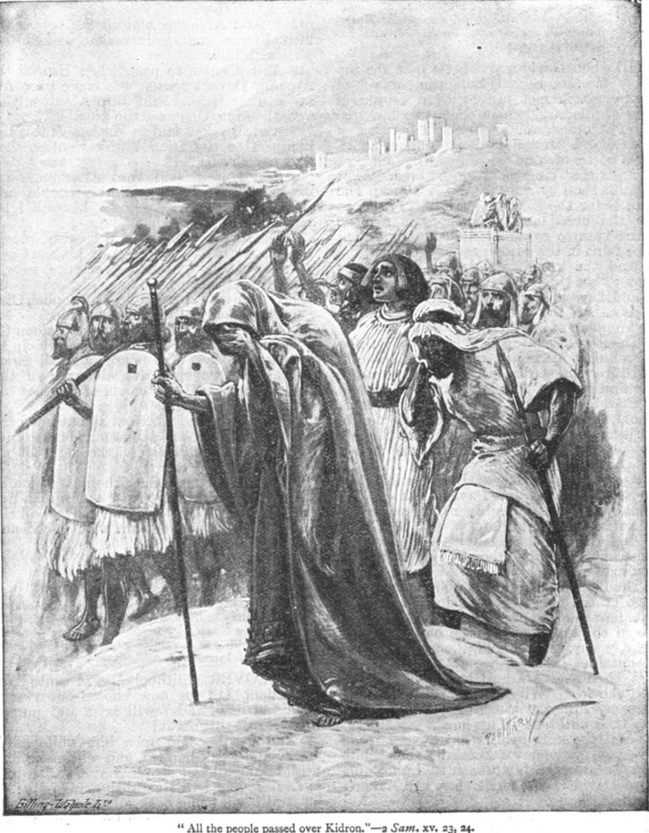 The People Morn as David passes