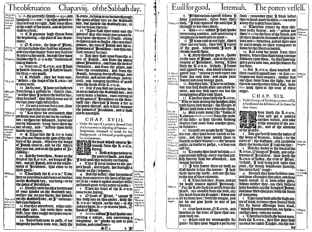 Jeremiah 17, 18, and 19