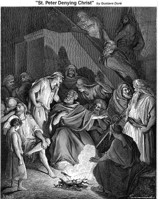 Peter Denying Christ