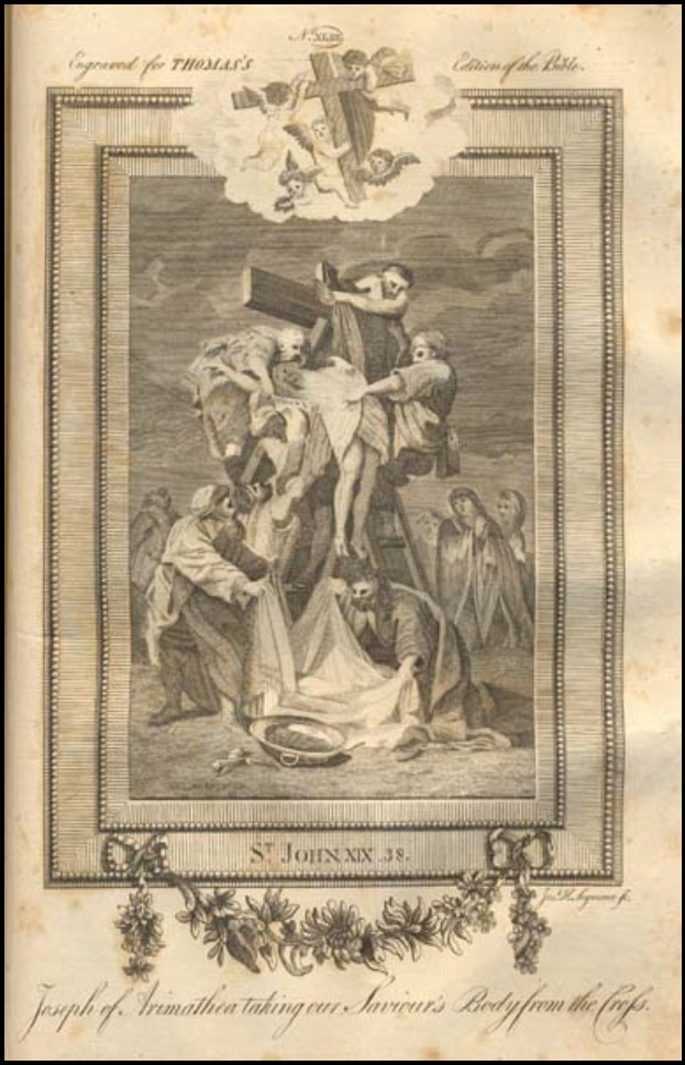 Joseph of Arimathea taking our Savior's Body from the Cross