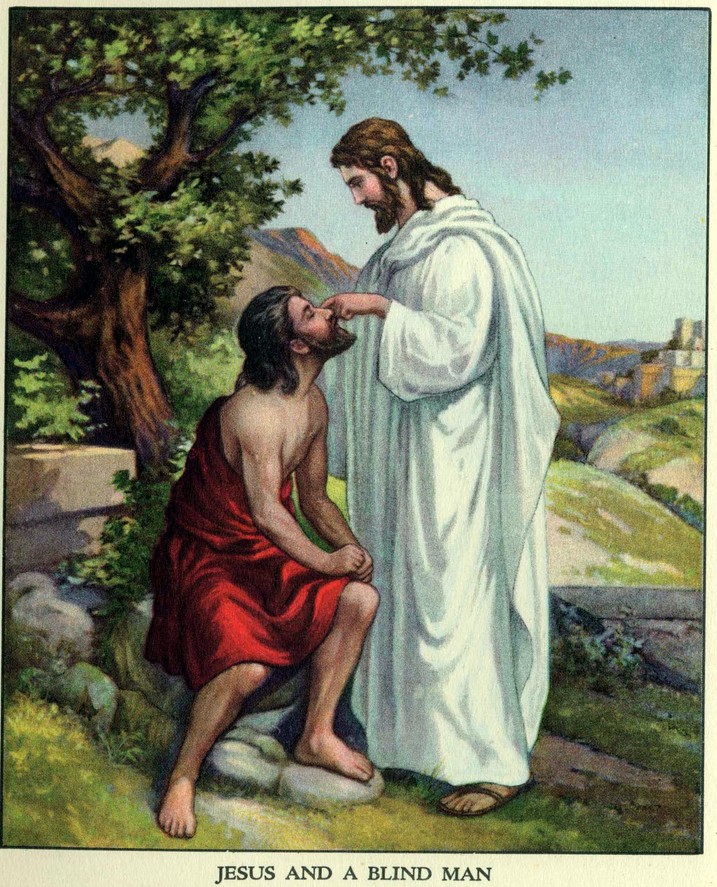 Jesus' Heals Blind Beggar