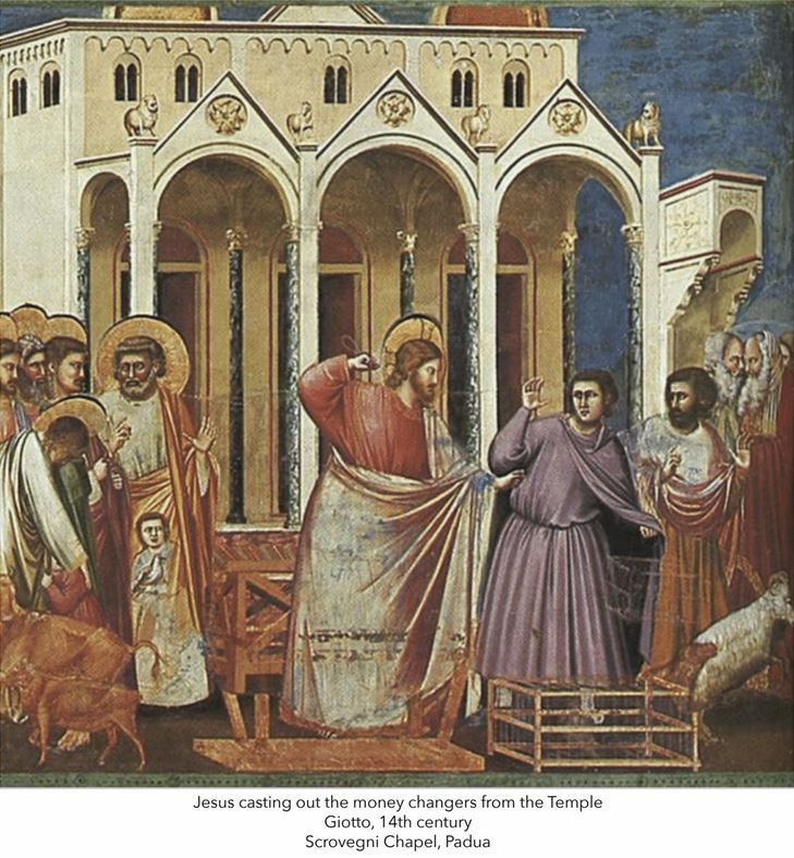 Jesus Casting Out the Money Changers from the Temple