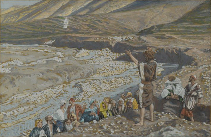 John the Baptist Sees Jesus from Afar by James Tissot
