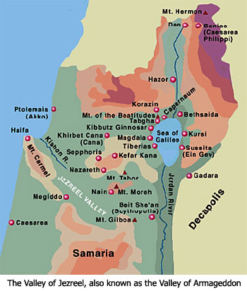 jezreel map